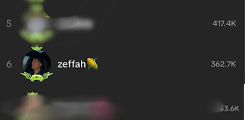 Performance visual for Zeffah 🌽